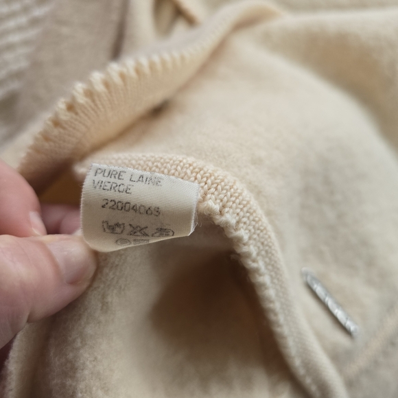 Geiger Vintage Women's Boiled Wool Jacket - Ivory (68071) - Picture 12 of 12